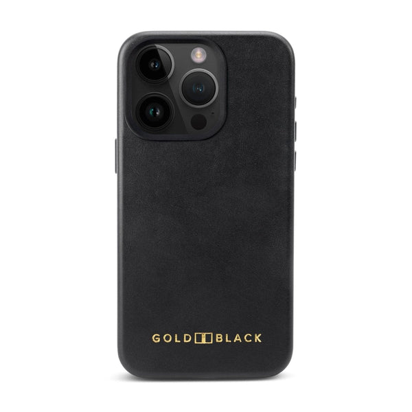 iPhone 15 Pro Leather Case Luxe black with MagSafe