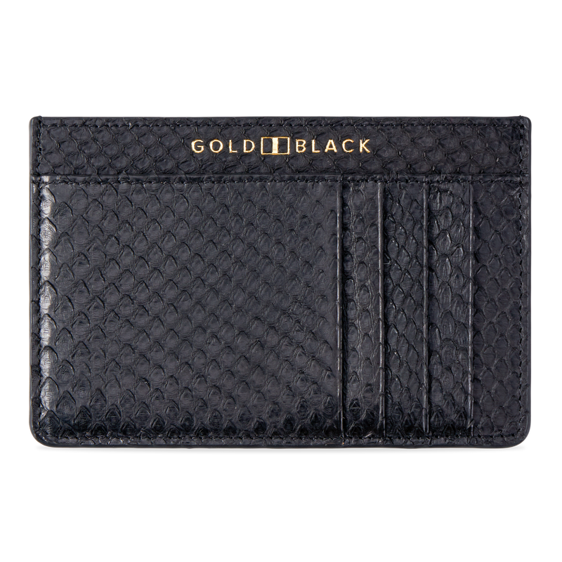 ROYAL CARDHOLDER PYTHON DEEP BLACK