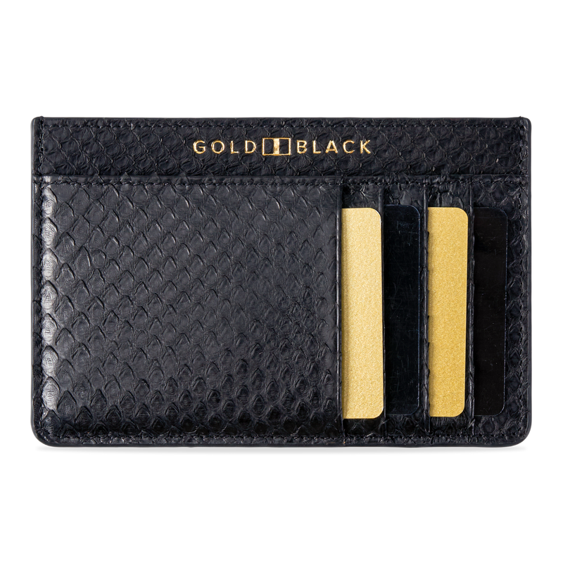 ROYAL CARDHOLDER PYTHON DEEP BLACK