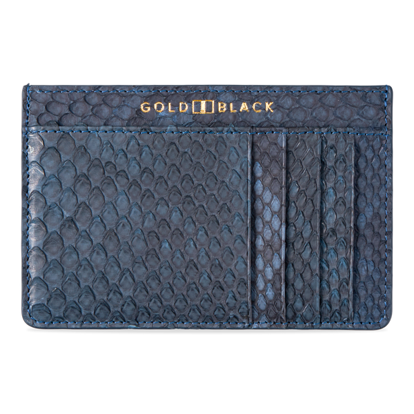 ROYAL CARDHOLDER PYTHON NAVY BLUE