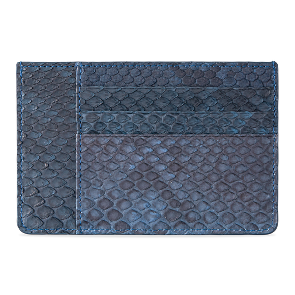 ROYAL CARDHOLDER PYTHON NAVY BLUE