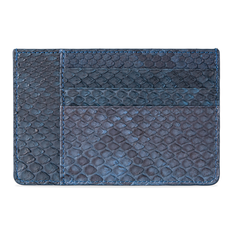 ROYAL CARDHOLDER PYTHON NAVY BLUE