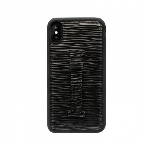 IPHONE XS MAX FINGER-HOLDER CASE UNICO BLACK