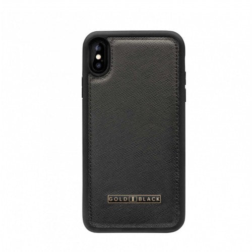 IPHONE XS MAX CASE SAFFIANO BLACK