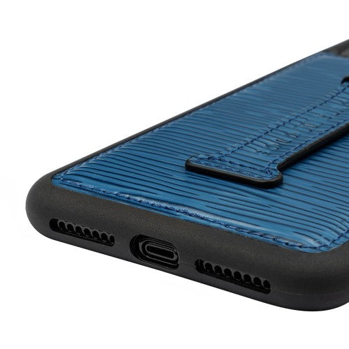 IPHONE XS MAX FINGER-HOLDER CASE UNICO BLUE